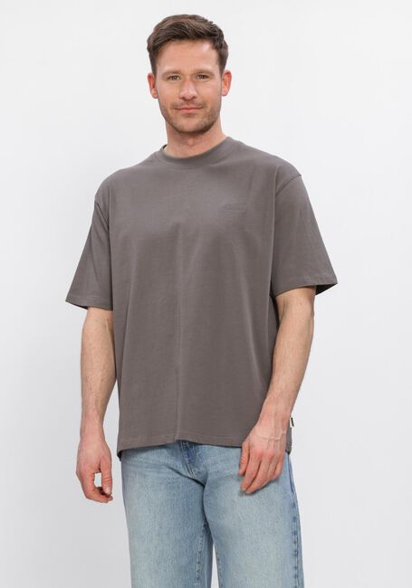 Dunkelgrau WOODBIRD T-shirt WBBAINE BASE TEE - large