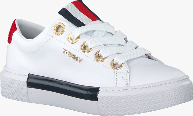 Weiße TOMMY HILFIGER Sneaker low LEATHER ELEVATED TOMMY - large