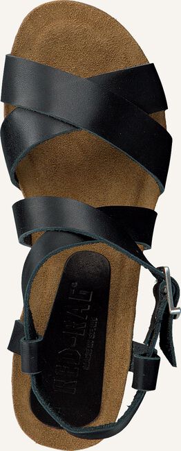 Schwarze RED-RAG Flache Sandalen 78080 Schwarze RED-RAG Flache Sandalen 78080 - large