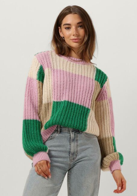 Mehrfarbige/Bunte Y.A.S. Pullover YASTETRI LS KNIT PULLOVER - large