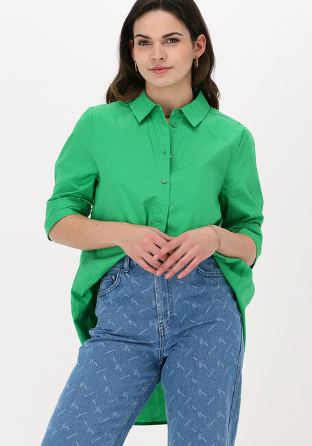 Grüne GESTUZ Blusen AVALI SS SHIRT - large