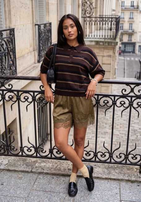 Gr&uuml;ne GESTUZ Hosen GZLALOU HW SHORTS - large