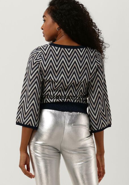 Dunkelblau NEO NOIR Pullover JOHANNA POINT KNIT BLOUSE - large