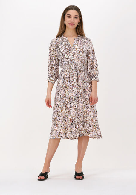 Braune SECOND FEMALE Midikleid LOTUS DRESS - large