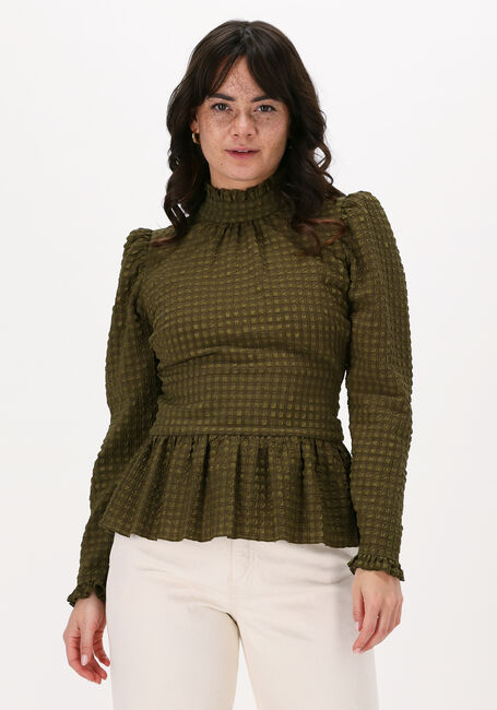 Grüne NOTES DU NORD Blusen BRANDIE BLOUSE - large