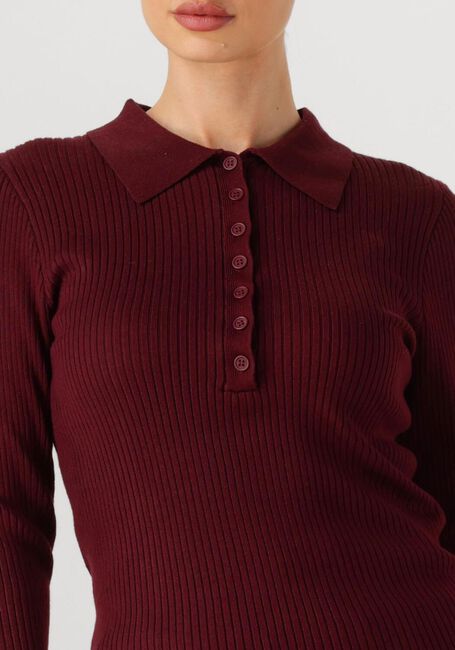 Bordeaux CO'COUTURE Pullover BONNY POLO LONG SLEEVE - large
