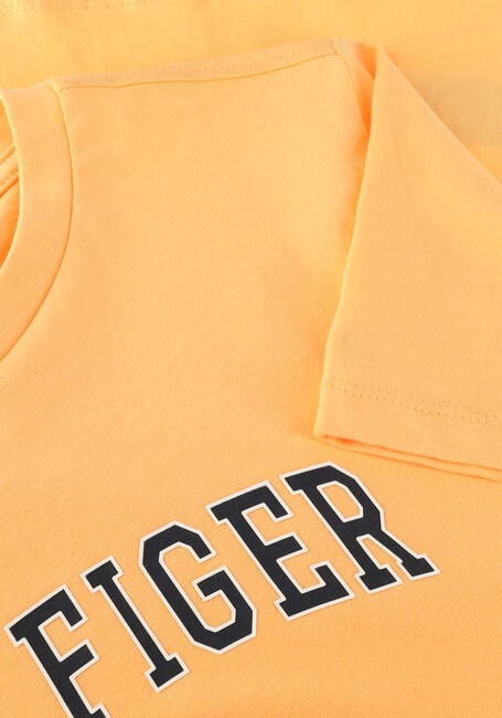 Orangene TOMMY HILFIGER T-shirt HILFIGER VARSITY T-SHIRT - large