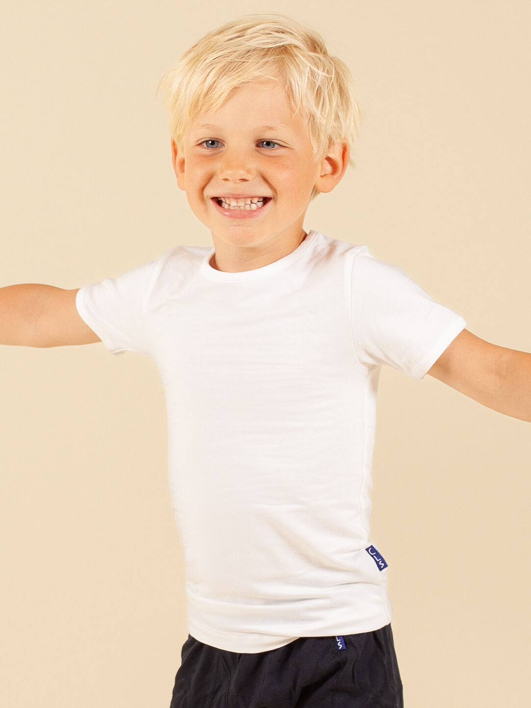 Wei&szlig;e CLAESEN'S T-shirt BOYS 2-PACK T-SHIRT SS - large