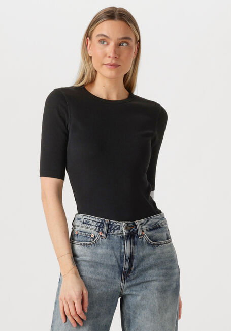 Schwarze DRYKORN T-shirt SELAY - large