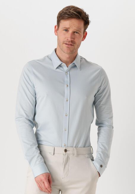 Blaue CAST IRON Casual-Oberhemd LONG SLEEVE SHIRT TWILL JERSEY 2 TONE - large