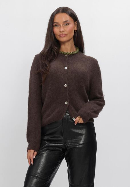 Braune AAIKO Strickjacke LORYS WP 389 - large