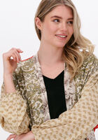 Beige SISSEL EDELBO Kimono POCKET LONG MIX KIMONO