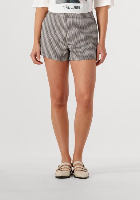 Schwarze ALIX THE LABEL Kurze Hose LADIES WOVEN BOUCLE SHORTS - large