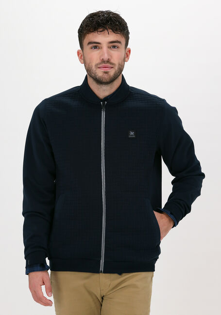 Dunkelblau VANGUARD Jack ZIP JACKET MIXED MATERIAL - large