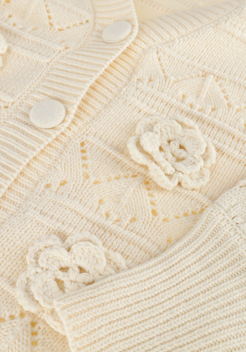 Beige Y.A.S. Strickjacke YASPINA LS KNIT CARDIGAN S. - large