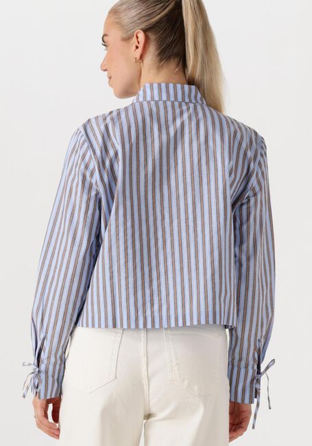 Blaue MODSTRÖM Blusen MEYRICKMD STRIPE SHIRT - large