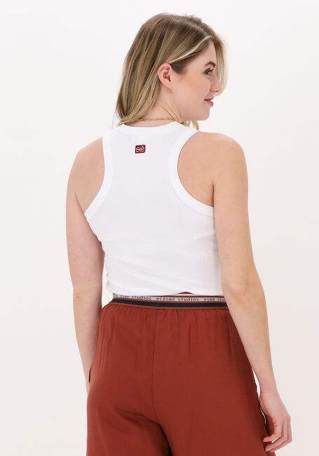 Weiße ESMÉ STUDIOS Top BLOSSOM RACERBACK RIB TANK - large