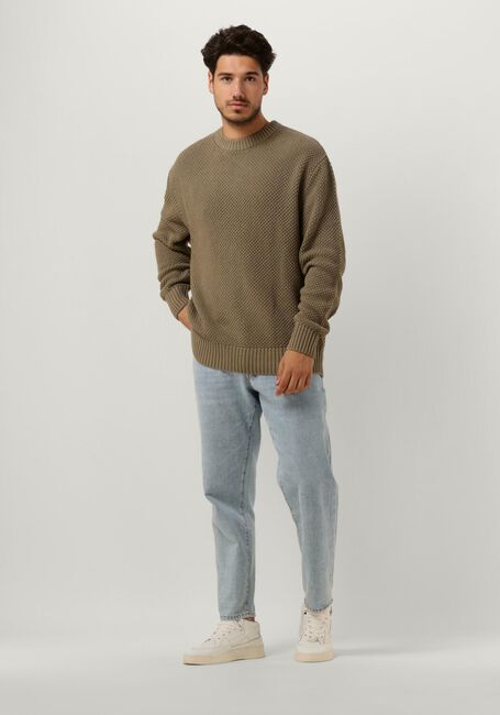 Gr&uuml;ne SELECTED MEN Pullover SLHBERT RELAXED LS KNIT - large