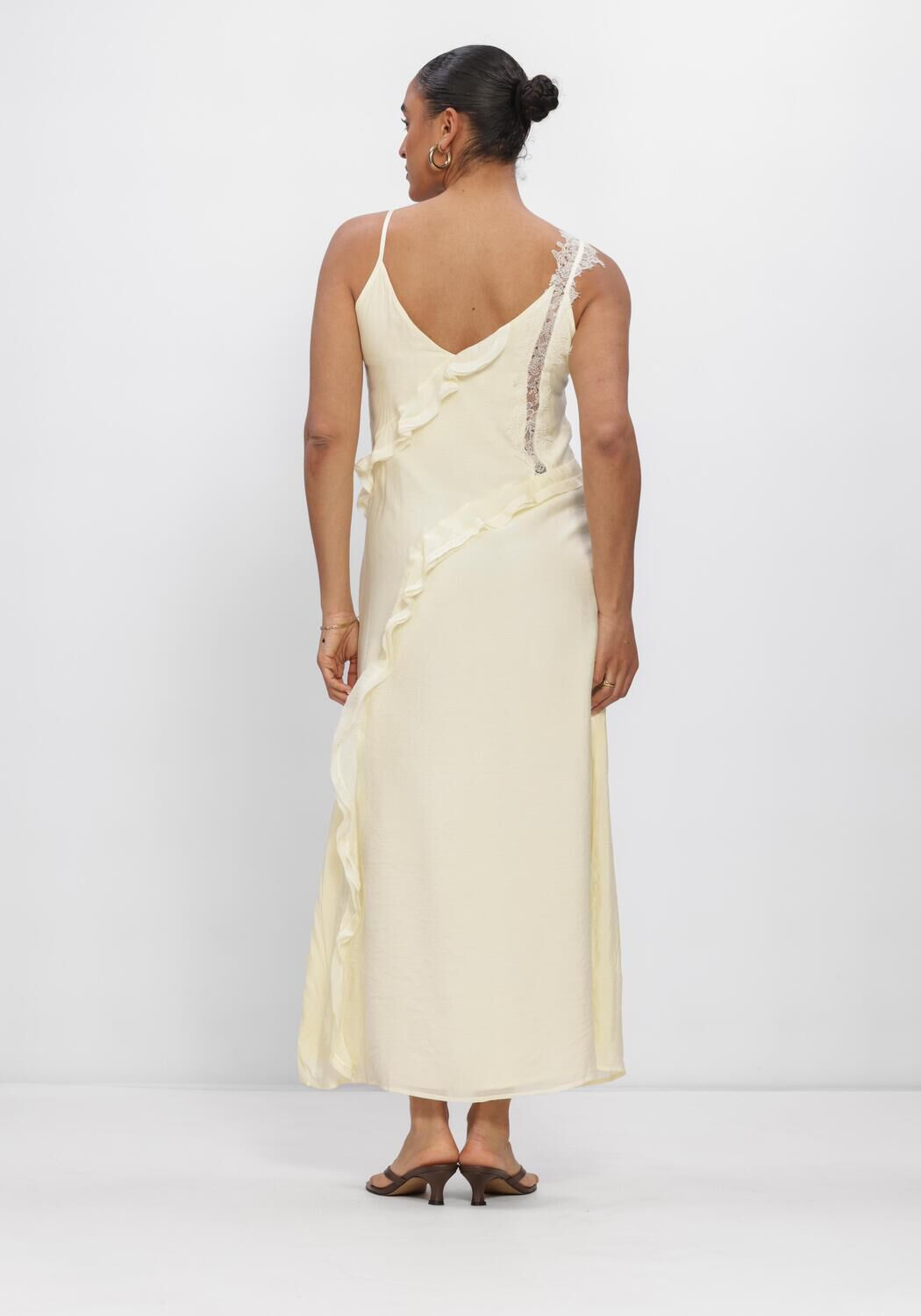 Gelbe COPENHAGEN MUSE Midikleid CMNORMA-DRESS - large