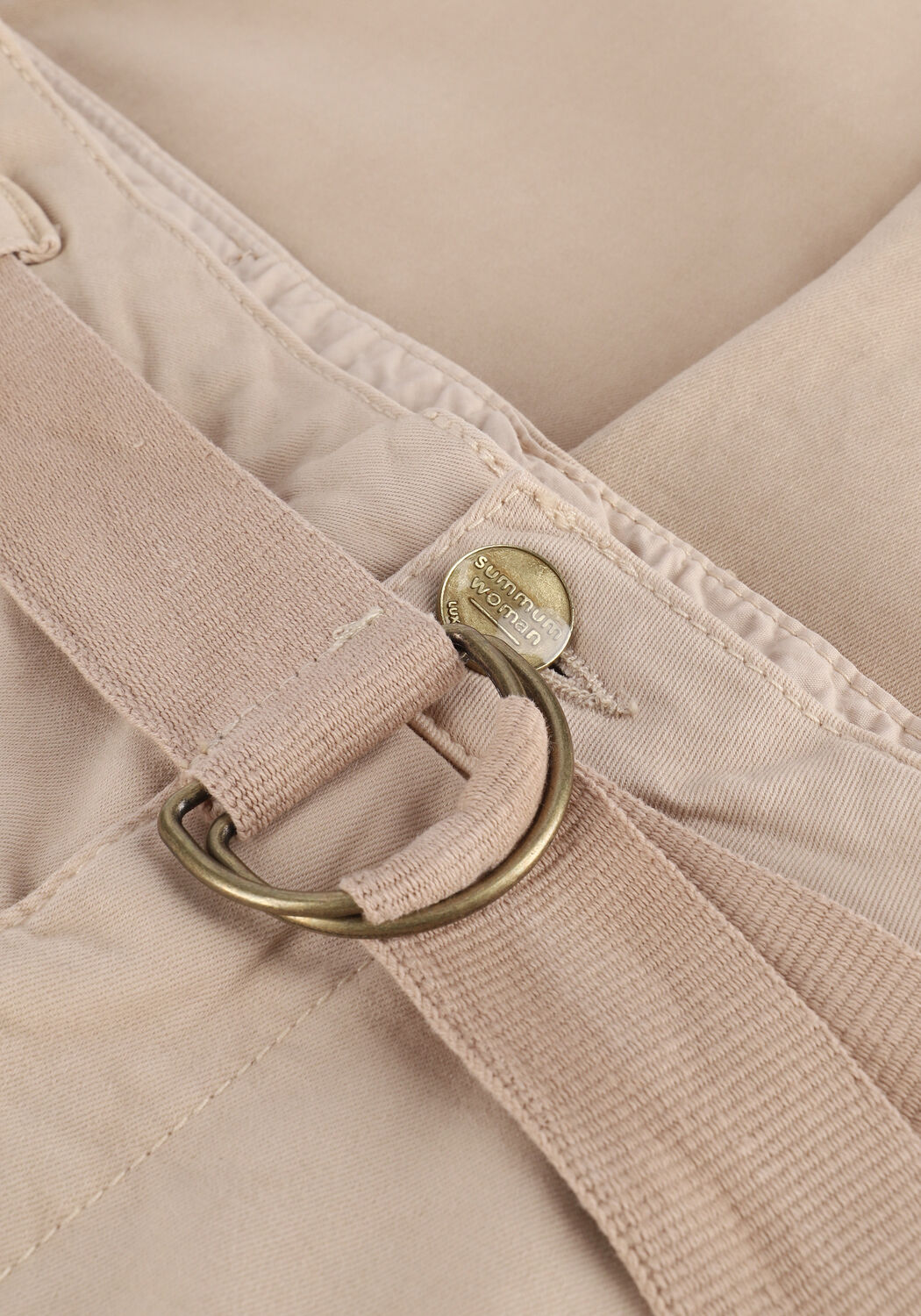 Beige SUMMUM Hose ALPACA TAPERED PANT FINE TWILL - large