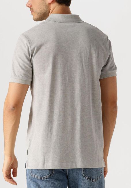 Graue SCOTCH & SODA Polo-Shirt LOGO PIQUE POLO - large