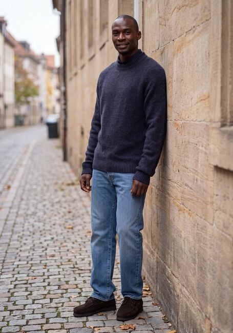 Dunkelblau LES DEUX Klassisches Oberhemd SOFT FLANNEL SHIRT - large