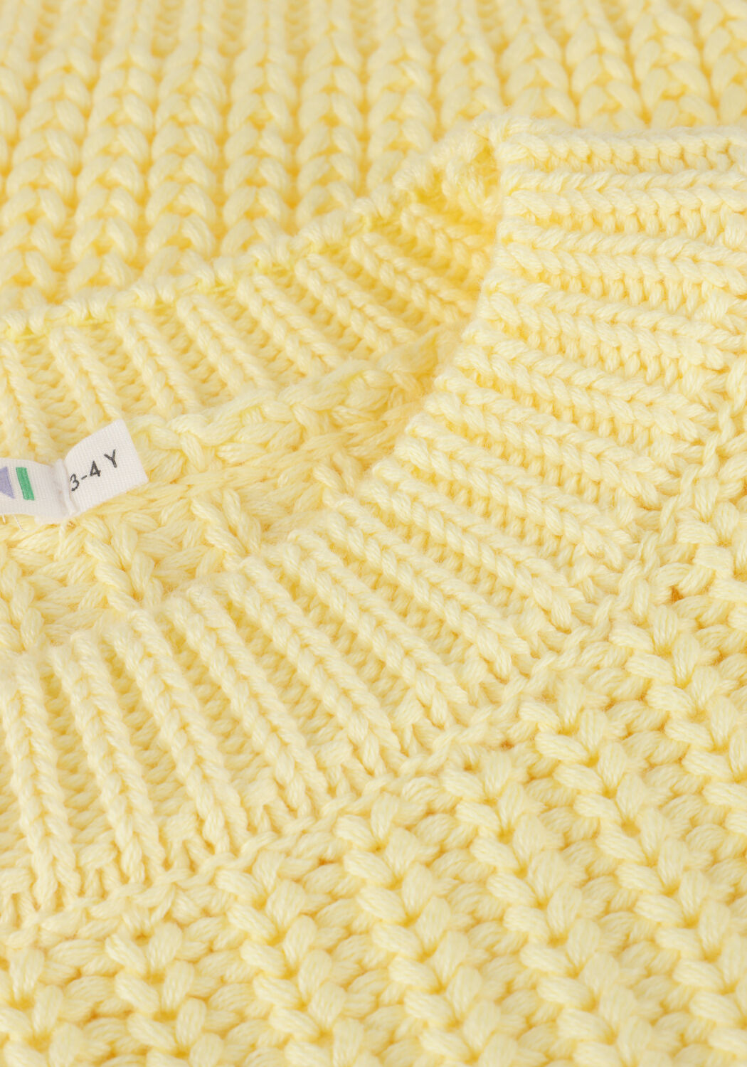 Gelbe YUKI KIDSWEAR Pullover CHUNKY KNITTED SWEATER - large