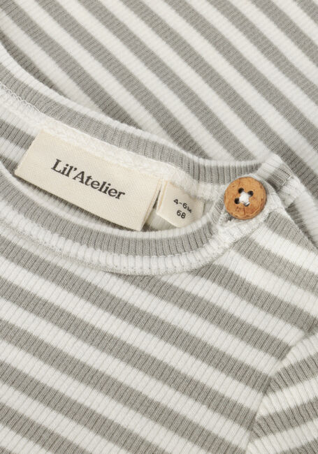 Graue LIL' ATELIER Strampler NBMGAGO LS SLIM BODY LIL NOOS - large