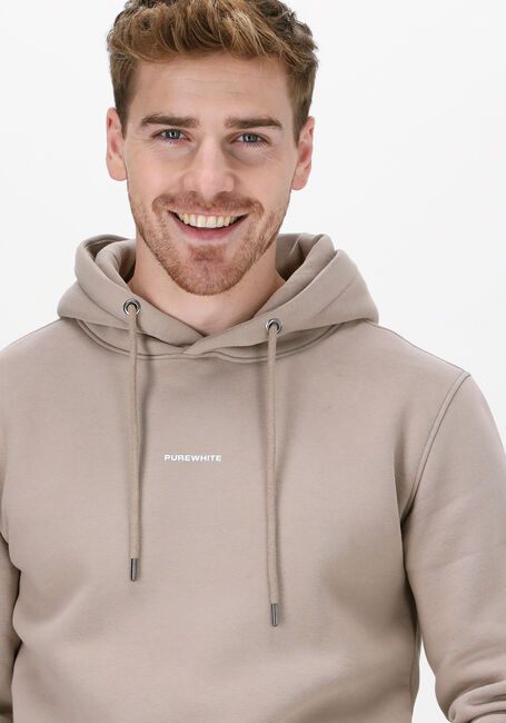 Taupe PUREWHITE Sweatshirt PURE LOGO HOODIE - large