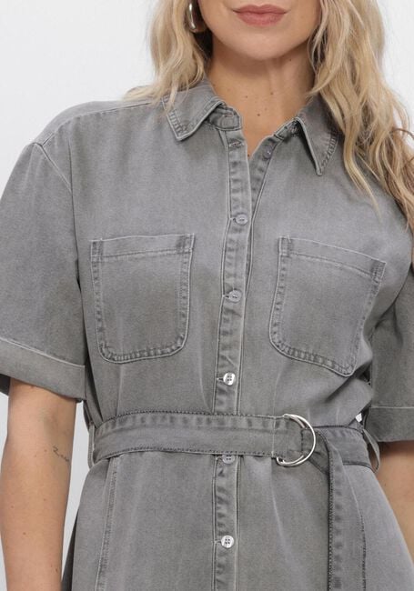 Graue FREEBIRD Kleider DNM-TENCELL-BLACK-26-1 - large