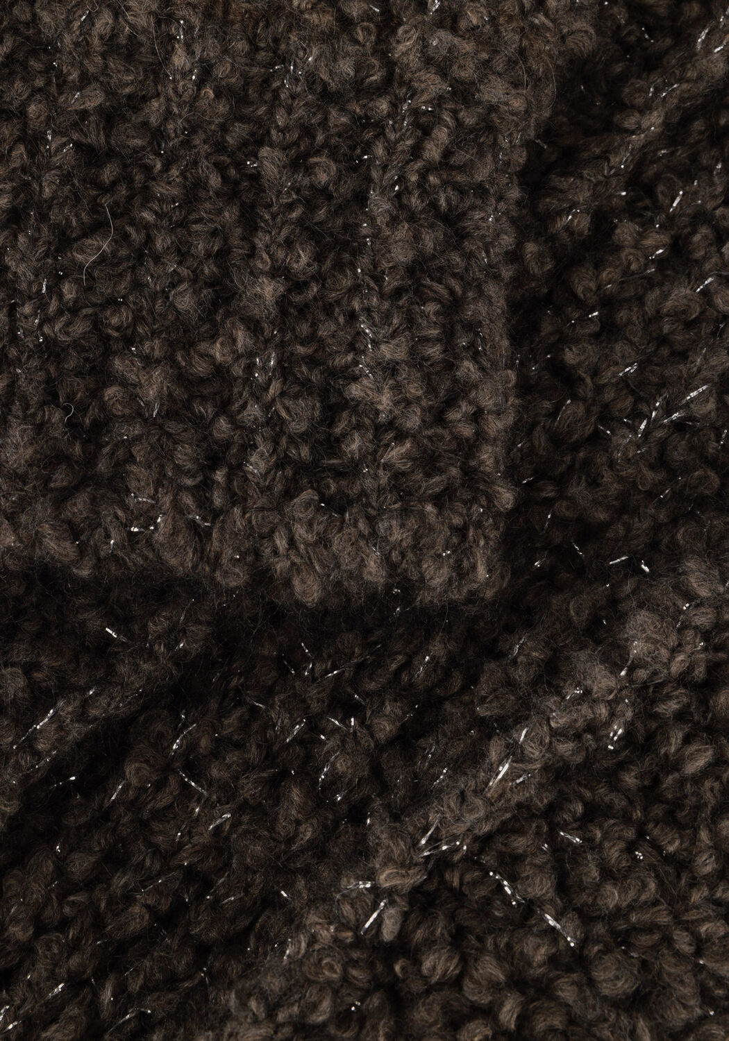 Braune NUKUS Strickjacke BESS CARDIGAN - large