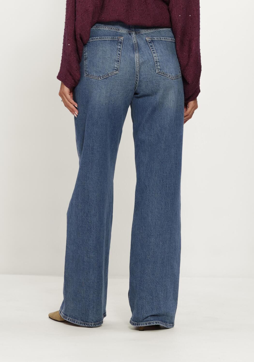 Blaue STUDIO ANNELOES Mom jeans Lexie denim trousers - large