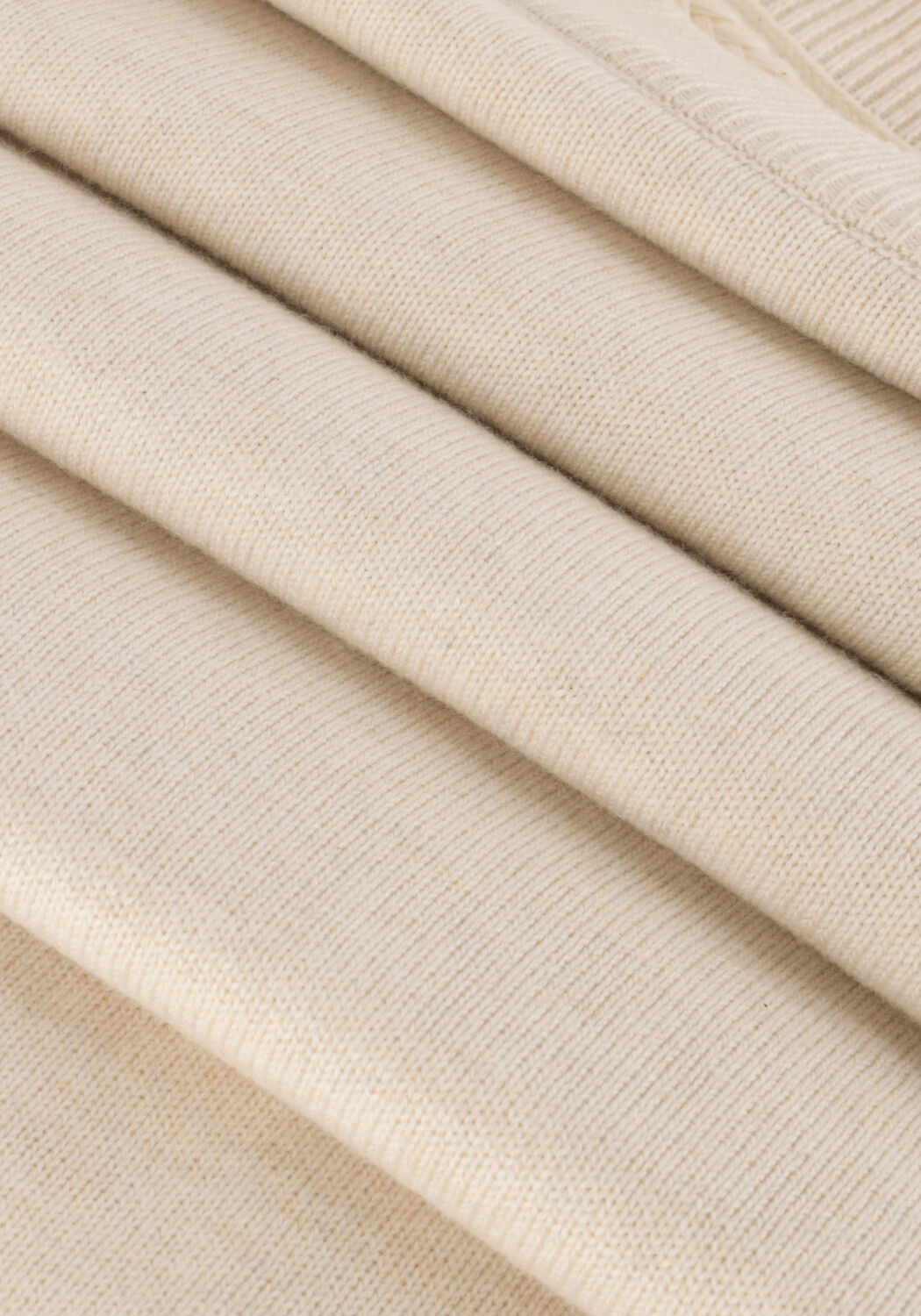 Beige ANERKJENDT Pullover AKSAIL COTTON SILK KNIT - large