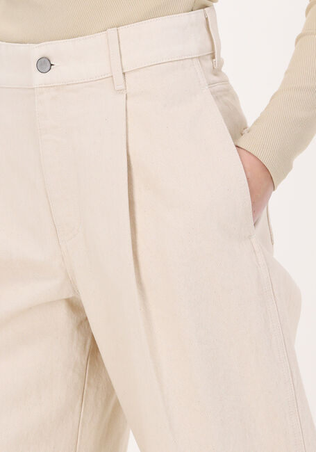 Ecru VANILIA Weite Hose WIDE PLEATED DENIM - large