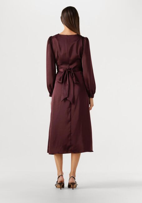 Bordeaux NEO NOIR Midikleid RIMINI HEAVY SATEEN DRESS - large