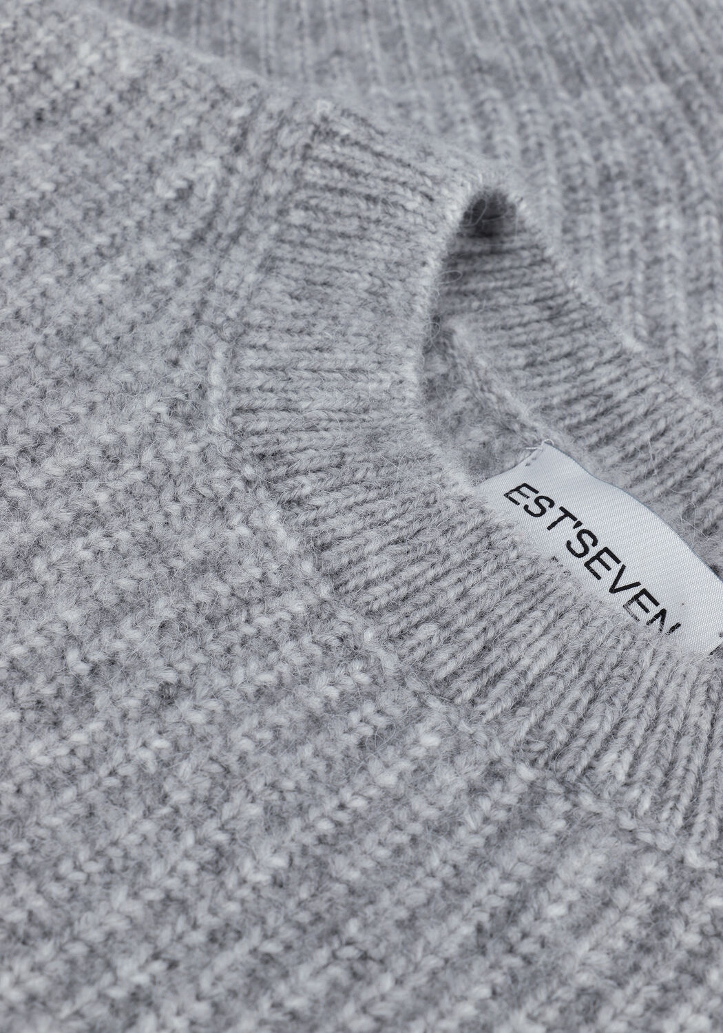 Graue EST'SEVEN Pullover EST'VETEMENTS KNITTED SWEATER - large