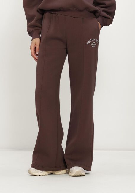 Braune THE LOLA CLUB Schlaghose EBONY PANTS - large