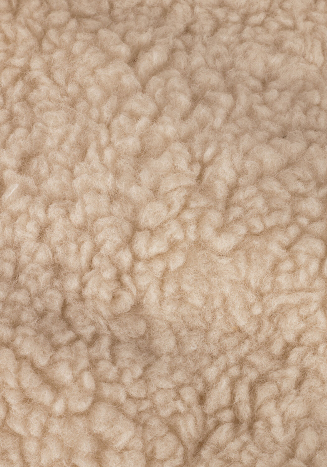 Beige NOTRE-V Teddy-Jacke TEDDY COAT SHORT - large