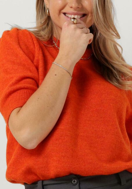 Orangene MODSTRÖM Pullover RHONDAMD O-NECK - large