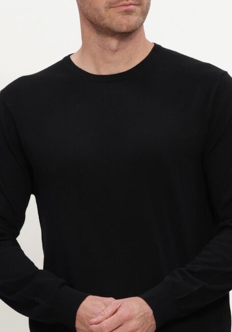 Schwarze STEFANO LAURAN Pullover ROUND NECK MERINO - large