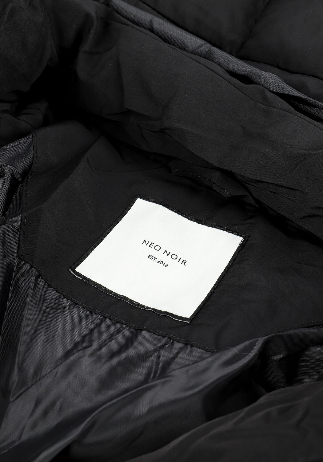Schwarze NEO NOIR Wattierte Jack EVE PUFFER JACKET - large