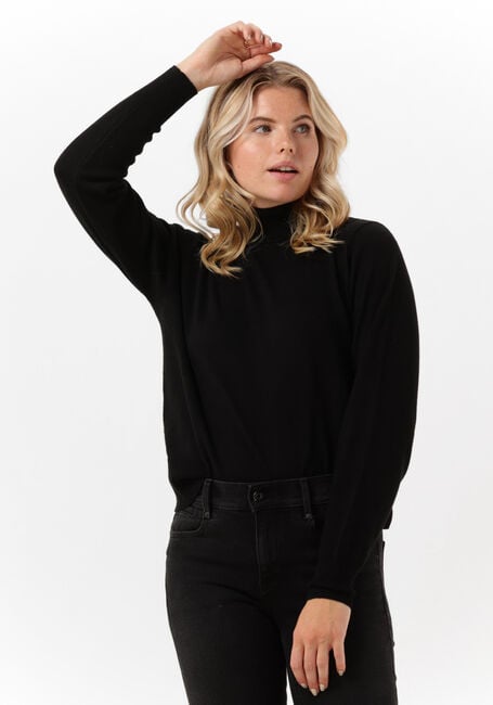 Schwarze LEVETE ROOM Rollkragenpullover LR-VILKE 2 PULLOVER - large