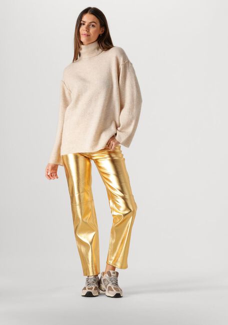 Goldfarbene EDITED Weite Hose OONA TROUSERS - large