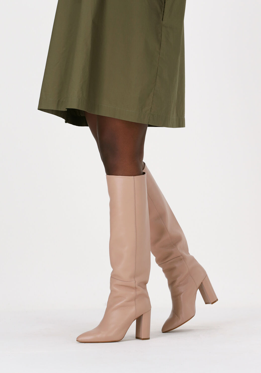 Beige TORAL Hohe Stiefel 12591 - large