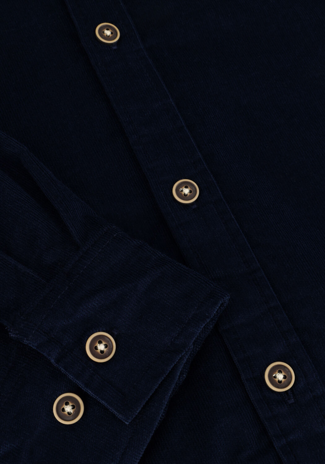 Dunkelblau ANERKJENDT Casual-Oberhemd AKLEIF SOLID CORD SHIRT - large