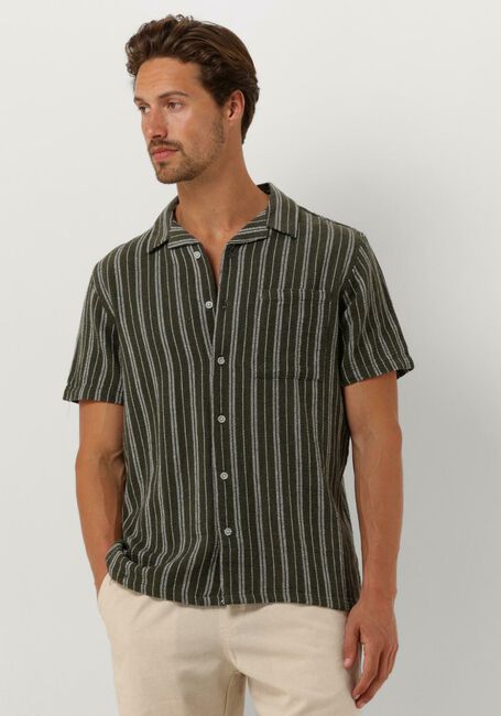 Olive ANERKJENDT Casual-Oberhemd AKLEO S/S DOBBY SHIRT - large
