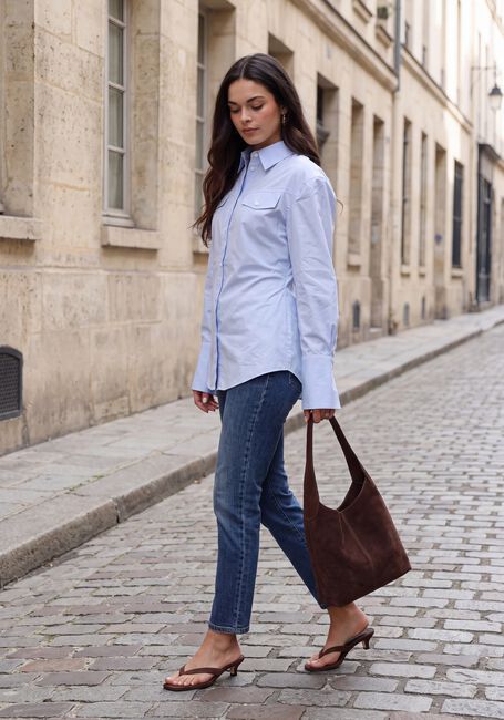 Blaue JANICE Slim fit jeans COOPER - large