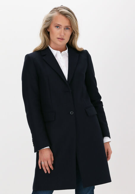 Dunkelblau TOMMY HILFIGER Mäntel TH ESS WOOL BLEND CLASSIC COAT - large