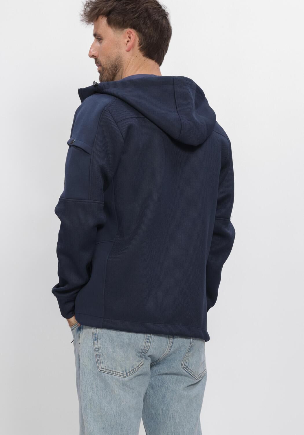 Dunkelblau CHASIN Sweatshirt ADAN ZIP - large