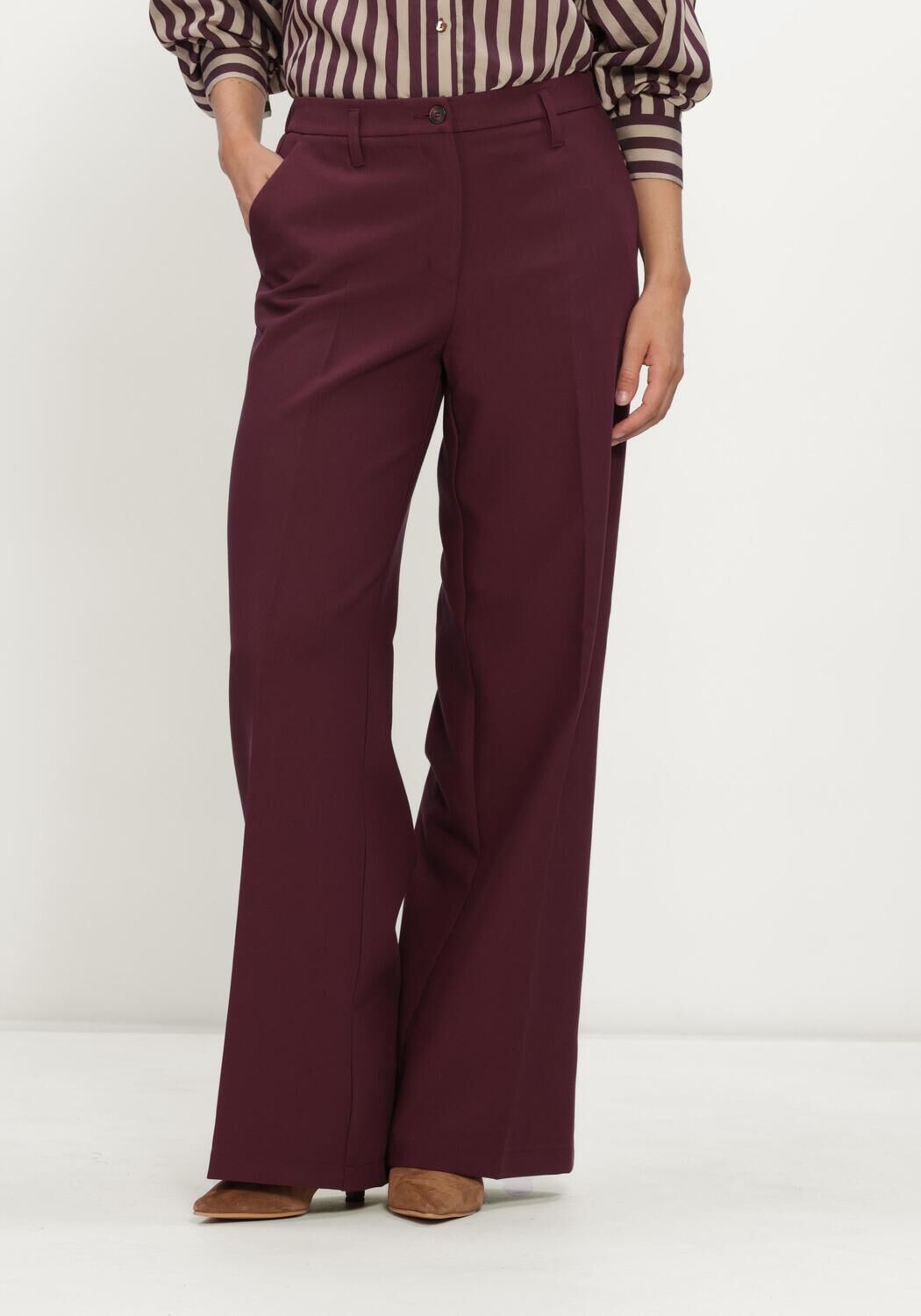 Bordeaux SUMMUM Weite Hose TROUSERS FOAM UNI - large